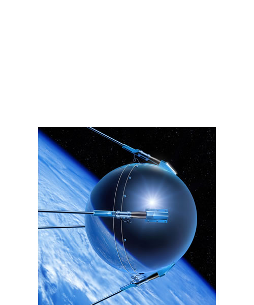 El Sputnik 1 lanzado el 4 de octubre de 1957 por la Unión Soviética, fue el primer satélite artificial de la historia. El Sputnik 1 fue el primero de varios satélites lanzados por la Unión Soviética en su programa Sputnik, la mayoría de ellos con 